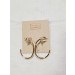 35MM METAL OPEN HOOP EARRINGS