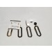 AQUA GOLD TONE EARRINGS E33171 