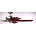 Luminance Kathy Ireland Carrera Grande Eco Ceiling Fan w/ 72" Walnut Blades 6-Speed Wall Control