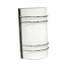 Electrix Essential LED Half-Round Wall Sconce 12W 1000LM 3.5K 12.25" Tall Satin Nickel 
