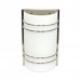 Electrix Essential LED Half-Round Wall Sconce 12W 1000LM 3.5K 12.25" Tall Satin Nickel 