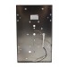 Electrix Essential LED Half-Round Wall Sconce 12W 1000LM 3.5K 12.25" Tall Satin Nickel 