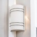 Electrix Essential LED Half-Round Wall Sconce 12W 1000LM 3.5K 12.25" Tall Satin Nickel 