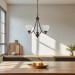3-LT 100W MB PRESTON CHANDELIER