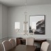 3 LT SOMES CHANDELIER LINEN GLS