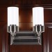 ESQUIRE 2LT VANITY WITH CLEAR GLASS MB