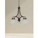 5LT 100W MB DARBY CHANDELIER DOWN
