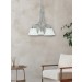 Sunset 5-Light MB Darby Chandelier 100W Down Bright Satin Nickel F18056-80