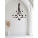 9LT 2-TIER 60W MB DARBY CHANDELIER