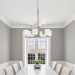 9 LT QUARTZ CHANDELIER OPAL GLS