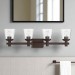 RIELLA 4LT MB VANITY WITH CLEAR SEEDED G