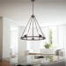 GALAXII 5-LT CHANDELIER WITH CLEAR SEED