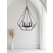 6LT 60W CB LYRIC CAGE PENDANT