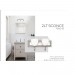 Sunset Lighting 2-Light Vanity 100W w/ Round Milk Glass, Satin Nickel Finish