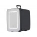 FRIGIDAIRE EFMIS170-BLACK, Mini Portable Lighted Mirror Fridge Cooler, 7L Capacity Chills 10 Cans