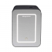FRIGIDAIRE EFMIS170-BLACK, Mini Portable Lighted Mirror Fridge Cooler, 7L Capacity Chills 10 Cans