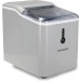 Frigidaire EFIC206BTGSL Counter Top Compact Ice Maker, Silver, with See-through Lid