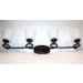 Sunset 4-Light Marston Vanity 100W Provincial Bronze F16014-64