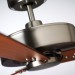 Kathy Ireland Home CF320CBS Keane 52" Brushed Steel With Natural Cherry/Walnut Blades Indoor Ceiling Fan In Natural Cherry/Walnut Veneer