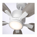 Luminance Kathy Ireland Ion Eco LED 72" Ceiling Fan, Satin White with Timber Grey Blades