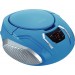 Proscan Portable CD Boom Box w/ AM/FM Radio Blue 2.4W PRCD261-BLUE